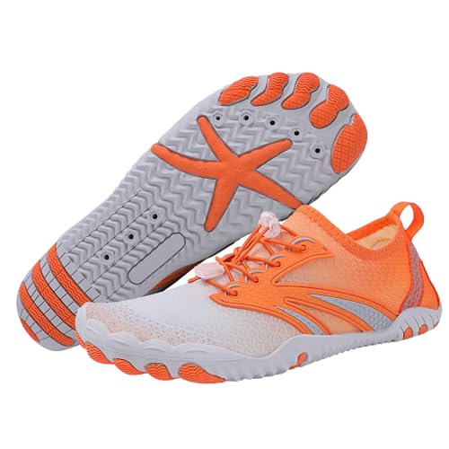 FELOVE Damen Herren Badeschuhe Wasserschuhe Schwimmschuhe Strandschuhe Schnell Trocknend Drainagelöcher Strand Meeresschuh Surfschuhe Poolschuhe Unisex Barfußschuhe für Kajakfahren Fitnessstudio von FELOVE