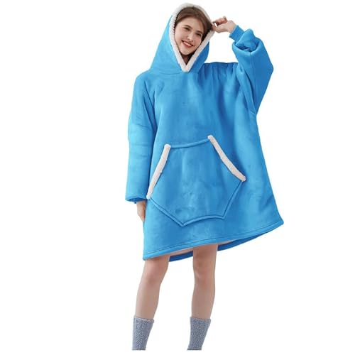 Oversize Pullover Damen,Kuschel Kapuzenpullover Damen,Geschenke für Frauen Übergroße Hoodie Sweatshirt,Große Taschen in Form von Fledermäusen von FELOVE