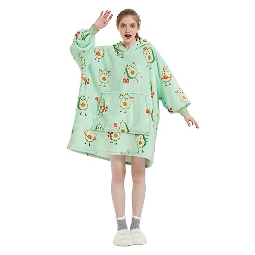 Übergroße Hoodie Sweatshirt, Original Decke Sweatshirt, super weiche gemütliche warme komfortable Riesen-Hoodie, Geeignet Kapuzenpullover für Erwachsene, Männer, Frauen, Jugendliche von FELOVE