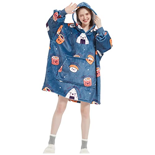 Übergroße Hoodie Sweatshirt, Original Decke Sweatshirt, super weiche gemütliche warme komfortable Riesen-Hoodie, Geeignet Kapuzenpullover für Erwachsene, Männer, Frauen, Jugendliche von FELOVE