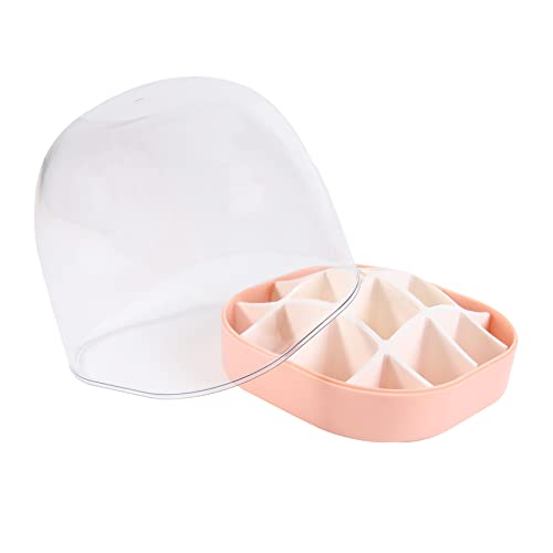 FELTECHELECTR 1stück Lipstick Holder Mit Fächern Transparente Kosmetik Aufbewahrungsbox Für Lippenstifte Staubdichter Organizer Für Schreibtisch Praktisches Beauty Storage Case von FELTECHELECTR