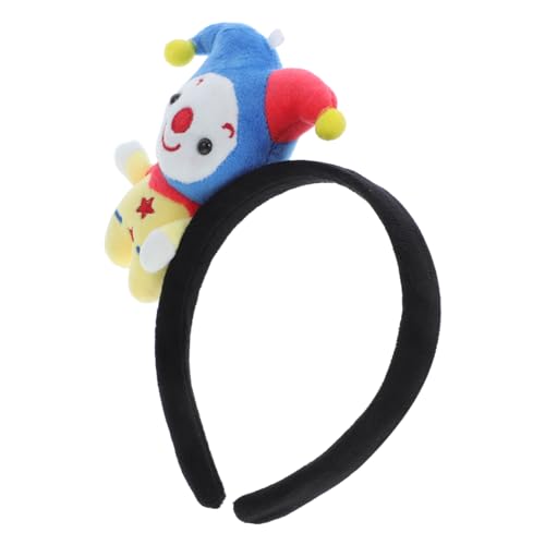 FELTECHELECTR Clown Haarband Für Halloween Und Karneval Lustige Kopfbedeckung Im Circus-stil Geeignet Für Altersgruppen Accessoire Für Partys Und Kostümierungen von FELTECHELECTR