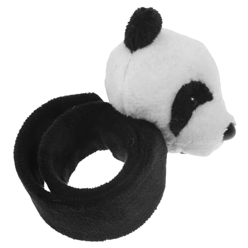 FELTECHELECTR Panda Slap Armband Mit Plüschdekor Für Geburtstagsfeiern Halloween Und Feste Stabile Und Langlebige Handgelenkschmuck Einfach Zu Tragen Party- von FELTECHELECTR
