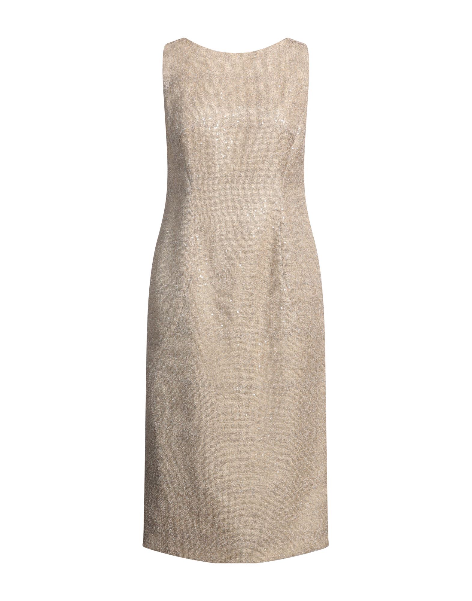 FELY CAMPO Midi-kleid Damen Gold FELY CAMPO Midi-kleid Damen Gold von FELY CAMPO