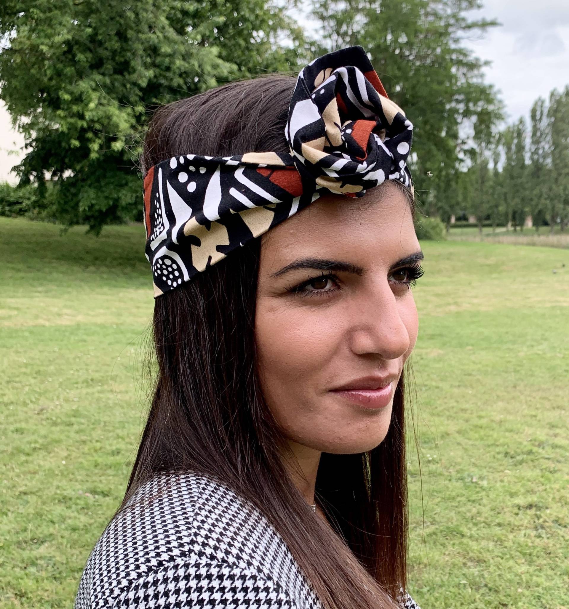 Wachsdraht-Stirnband - Handgefertigtes Verstellbares Stirnband Buntes Haaraccessoire Boho-Geschenkidee Für Damen Wachsdraht-Stirnband - Handgefertigtes Verstellbares Stirnband Buntes Haaraccessoire Boho-Geschenkidee Für Damen von FELYSEW