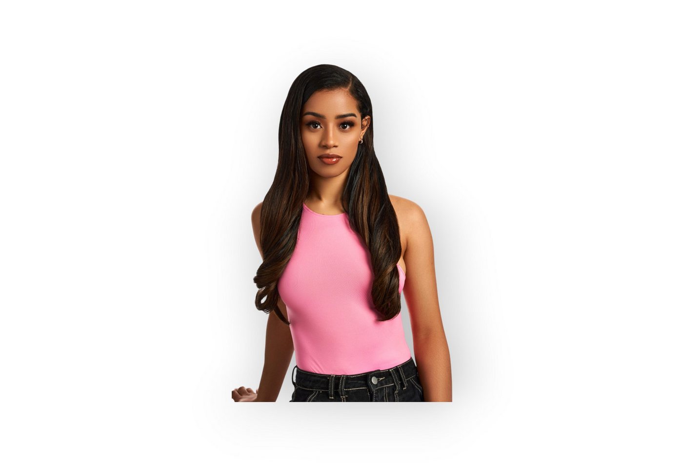 FEME Ltd. Kunsthaarperücke Clip-in Hair Extensions - Glam - Straight 8pc FEME Ltd. Kunsthaarperücke Clip-in Hair Extensions - Glam - Straight 8pc von FEME Ltd.