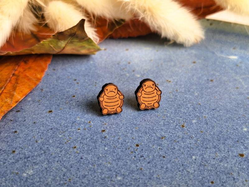 Holzohrstecker Grumpy George Ohrstecker Aus Echtholz Handgemachter Schmuck Geschenk Für Sie Holzohrringe Ohrringe Holz Feme von FEMELaserstudio