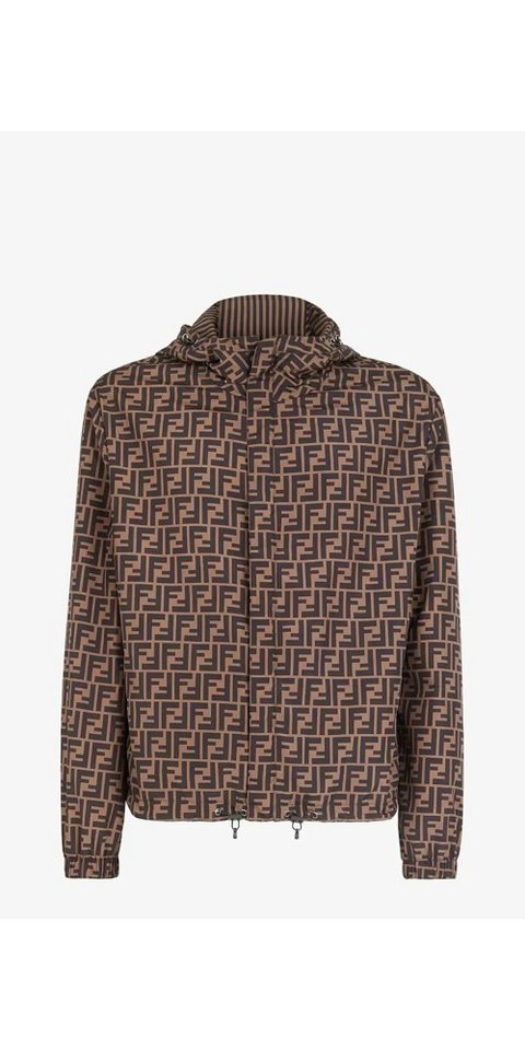 FEMI & NINE Regenjacke Fendi Jacke wendbar Braun Herren wendbar von FEMI & NINE