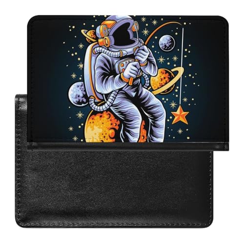 FENAC Reisepass Hülle Angeln Raum Passhülle Reisepassetui Reisezubehör Passport Holder Für Damen Herren von FENAC