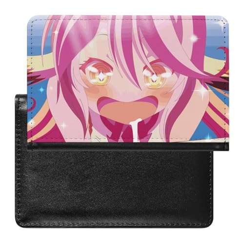 FENAC Reisepass Hülle Anime Mädchen Passhülle Reisepassetui Reisezubehör Passport Holder Für Damen Herren von FENAC