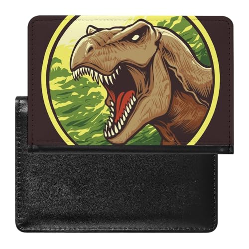 FENAC Reisepass Hülle Dinosaurier Passhülle Reisepassetui Reisezubehör Passport Holder Für Damen Herren von FENAC