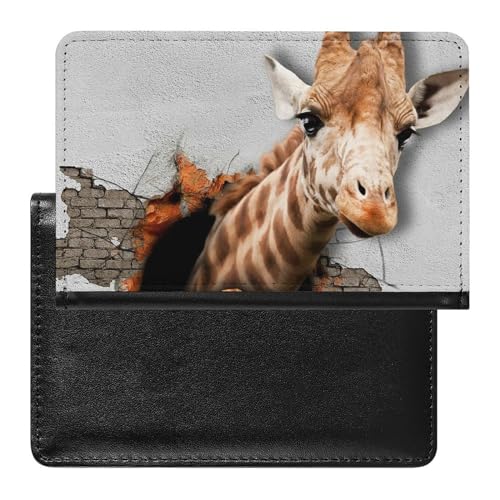 FENAC Reisepass Hülle Giraffe Passhülle Reisepassetui Reisezubehör Passport Holder Für Damen Herren von FENAC