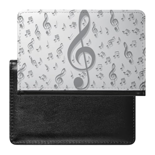 FENAC Reisepass Hülle Musikalische Noten Passhülle Reisepassetui Reisezubehör Passport Holder Für Damen Herren von FENAC