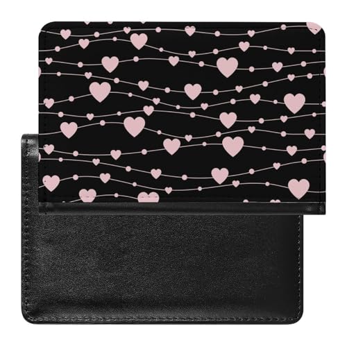 FENAC Reisepass Hülle Rosa Liebe Passhülle Reisepassetui Reisezubehör Passport Holder Für Damen Herren von FENAC