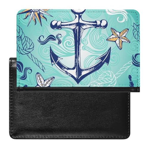 FENAC Reisepass Hülle Segeln Passhülle Reisepassetui Reisezubehör Passport Holder Für Damen Herren von FENAC