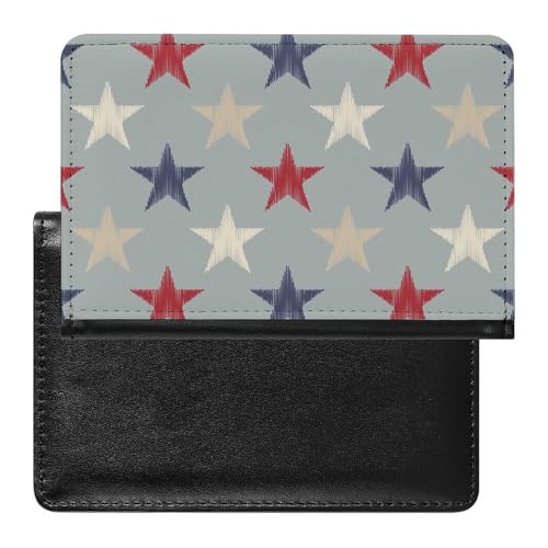 FENAC Reisepass Hülle Stern Passhülle Reisepassetui Reisezubehör Passport Holder Für Damen Herren von FENAC