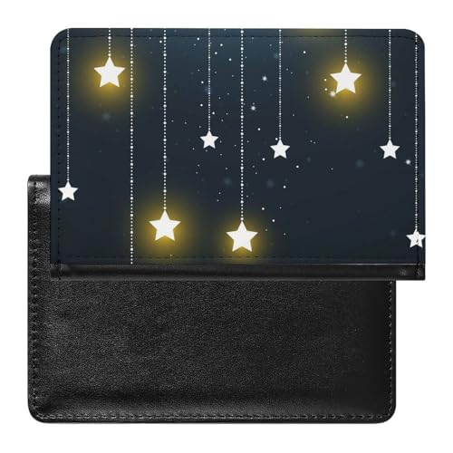 FENAC Reisepass Hülle Stern Passhülle Reisepassetui Reisezubehör Passport Holder Für Damen Herren von FENAC