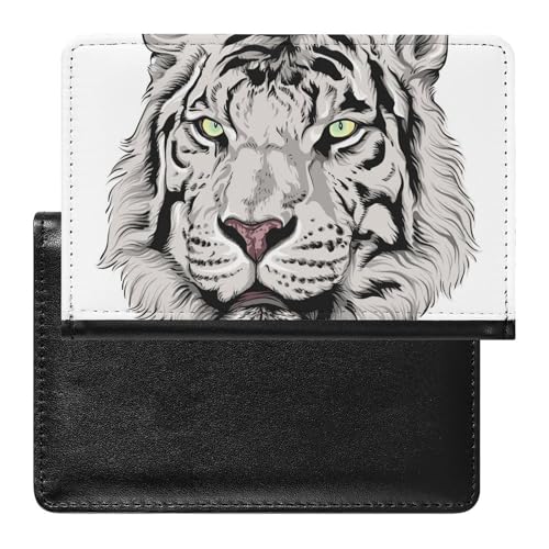 FENAC Reisepass Hülle Wilder Tiger Passhülle Reisepassetui Reisezubehör Passport Holder Für Damen Herren von FENAC