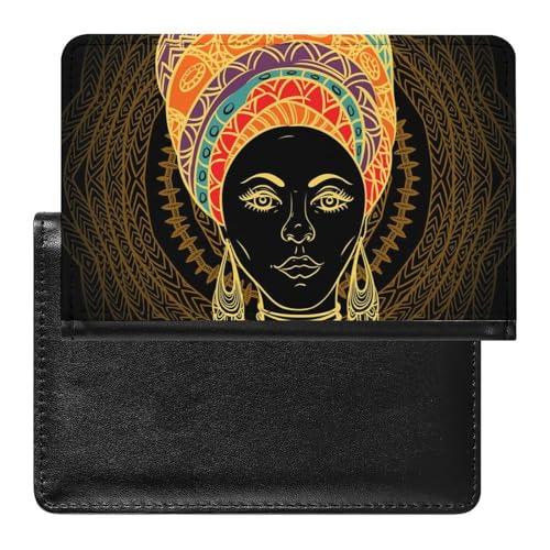 FENAC Reisepasshülle Afrikanische Frau Reisepass Tasche Reise Gadget Impfpass Hülle Für Damen Herren von FENAC