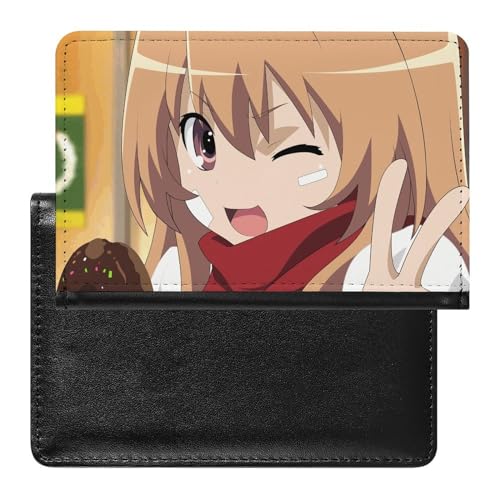 FENAC Reisepasshülle Anime-Mädchen Reisepass Schutzhülle Geldbörsen Für Kreditkarten Ausweis Reisedokumente von FENAC