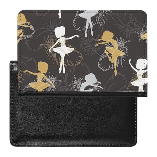 FENAC Reisepasshülle Ballett Mädchen Reisepass Tasche Reise Gadget Impfpass Hülle Für Damen Herren von FENAC