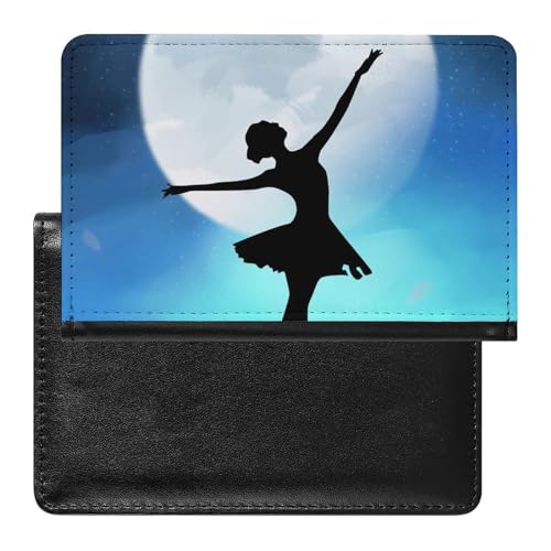 FENAC Reisepasshülle Ballett-Tanz Reisepass Schutzhülle Geldbörsen Für Kreditkarten Ausweis Reisedokumente von FENAC
