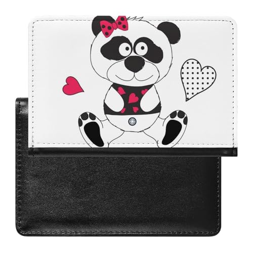 FENAC Reisepasshülle Cartoon-Bär Reisepass Tasche Reise Gadget Impfpass Hülle Für Damen Herren von FENAC