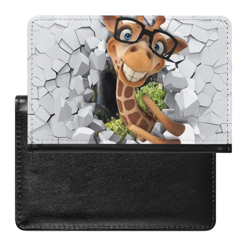 FENAC Reisepasshülle Giraffe Reisepass Tasche Reise Gadget Impfpass Hülle Für Damen Herren von FENAC