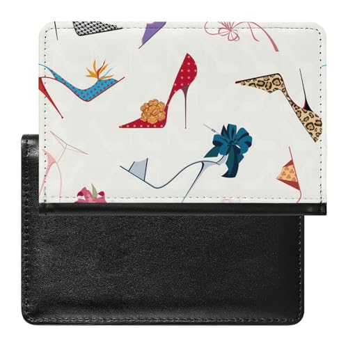 FENAC Reisepasshülle Hohe Absätze Reisepass Schutzhülle Geldbörsen Für Kreditkarten Ausweis Reisedokumente von FENAC