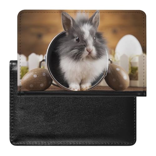 FENAC Reisepasshülle Kaninchen Reisepass Schutzhülle Geldbörsen Für Kreditkarten Ausweis Reisedokumente von FENAC
