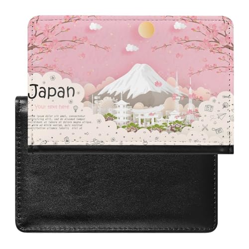 FENAC Reisepasshülle Kirschblüte Reisepass Tasche Reise Gadget Impfpass Hülle Für Damen Herren von FENAC