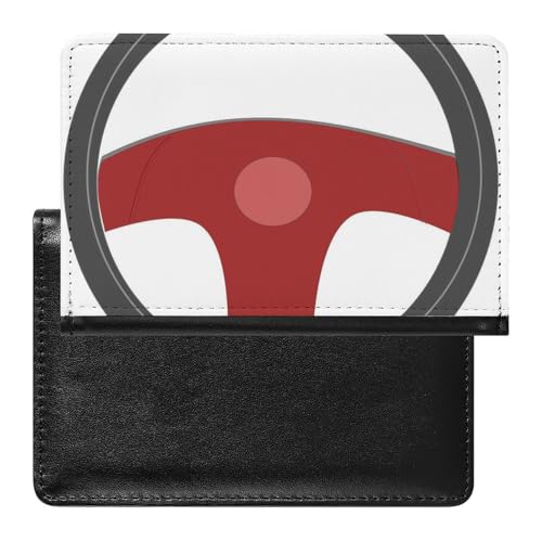 FENAC Reisepasshülle Lenkrad Auto Reisepass Schutzhülle Geldbörsen Für Kreditkarten Ausweis Reisedokumente von FENAC