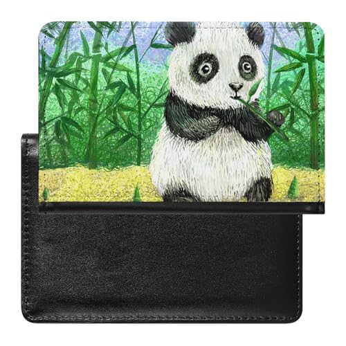 FENAC Reisepasshülle Panda Reisepass Tasche Reise Gadget Impfpass Hülle Für Damen Herren von FENAC
