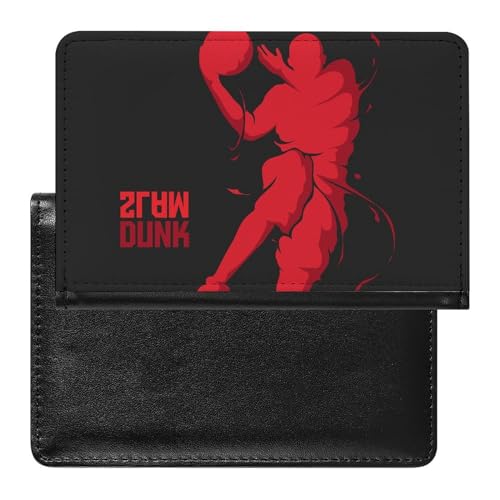 FENAC Reisepasshülle Roter Basketball Reisepass Tasche Reise Gadget Impfpass Hülle Für Damen Herren von FENAC