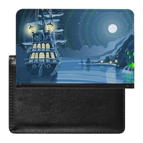 FENAC Reisepasshülle Schiff Reisepass Schutzhülle Geldbörsen Für Kreditkarten Ausweis Reisedokumente von FENAC