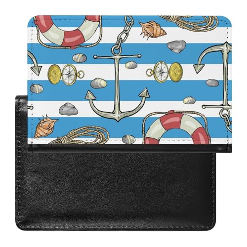 FENAC Reisepasshülle Segeln Reisepass Tasche Reise Gadget Impfpass Hülle Für Damen Herren von FENAC