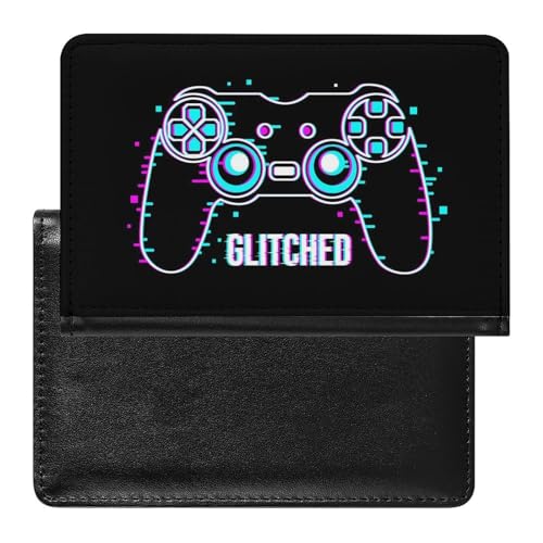 FENAC Reisepasshülle Spiel Glitch Reisepass Schutzhülle Geldbörsen Für Kreditkarten Ausweis Reisedokumente von FENAC