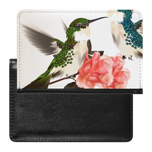 FENAC Reisepasshülle Vogel Und Blume Reisepass Schutzhülle Geldbörsen Für Kreditkarten Ausweis Reisedokumente von FENAC