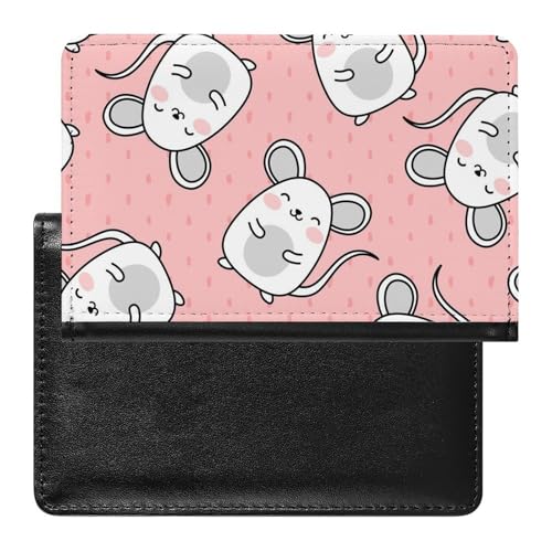 FENAC Reisepasshülle Zeichentrickfilm Maus Reisepass Schutzhülle Geldbörsen Für Kreditkarten Ausweis Reisedokumente von FENAC