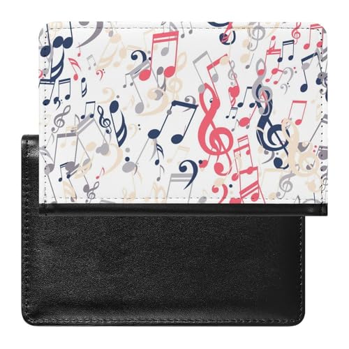 Reisepass Hülle Farbe Noten Passhülle Reisepassetui Reisezubehör Passport Holder Für Damen Herren von FENAC