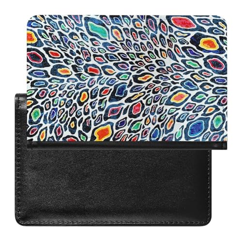 Reisepasshülle Farbe Pfau Reisepass Schutzhülle Geldbörsen Für Kreditkarten Ausweis Reisedokumente von FENAC