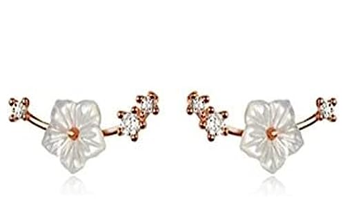 Ohrringe Ohrringe Damen Mode Elegante Ohrringe Kleine Weiße Muschelblume Mikroeingelegter Zirkon S925 Silber Temperament Baumeln Geschenk Ohrringe Ohrringe Damen Mode Elegante Ohrringe Kleine Weiße Muschelblume Mikroeingelegter Zirkon S925 Silber Temperament Baumeln Geschenk von FENBNMK