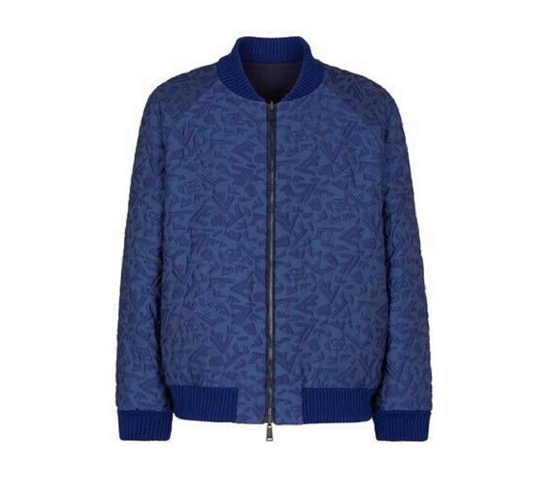 FENDI Bomberjacke Fendi Herren Jacke, Fendi Wolle Bomber Reversibel Fragment 3D Jacke. von FENDI