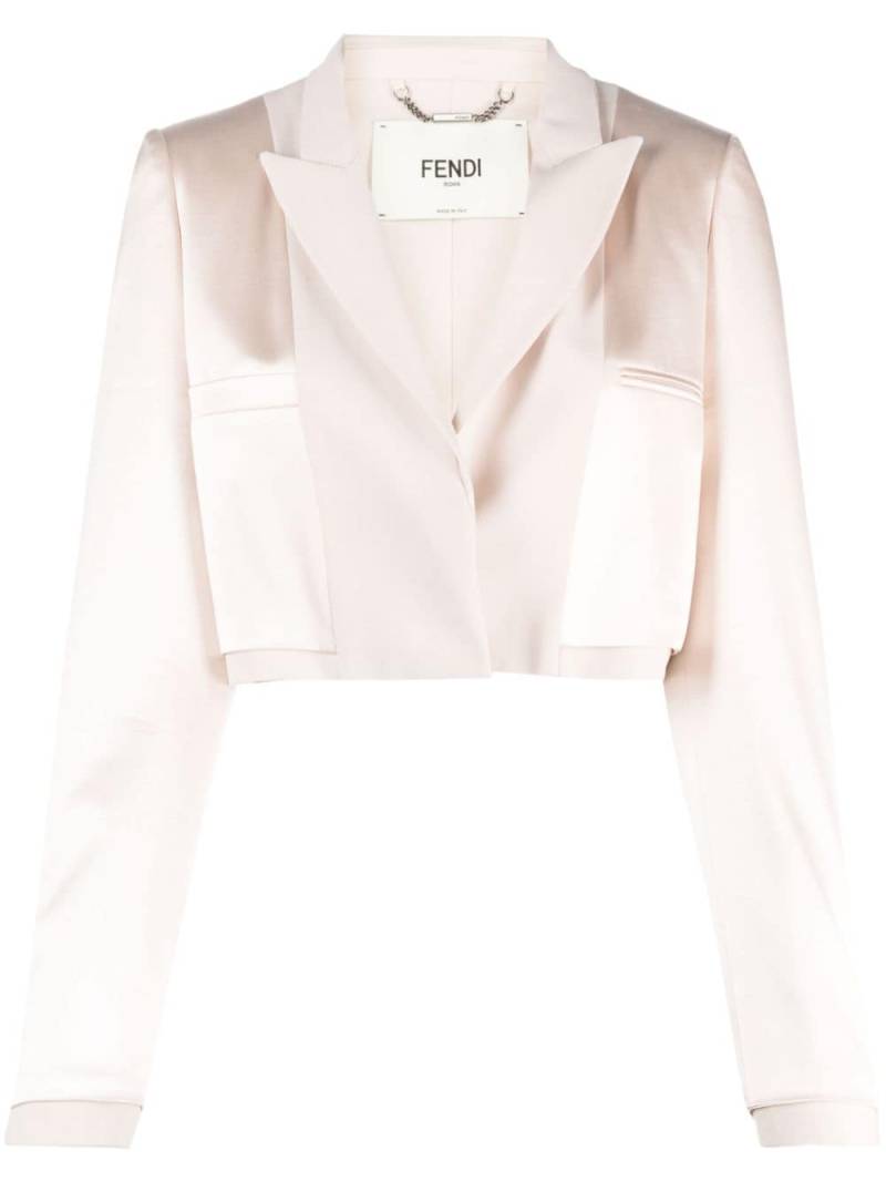 FENDI Cropped-Jackett - Nude von FENDI