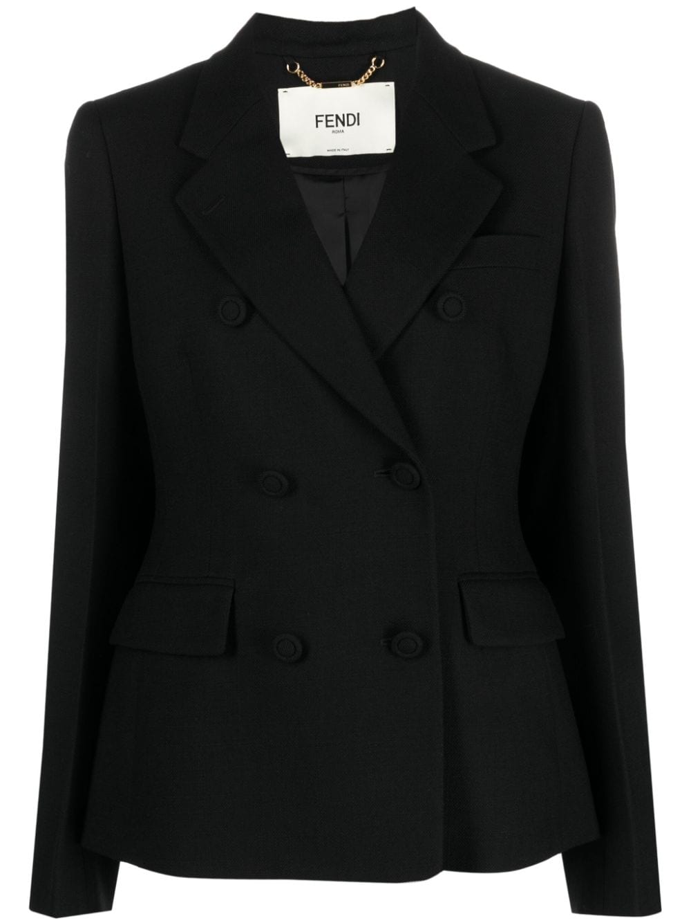 FENDI Doppelreihiger Blazer - Schwarz von FENDI