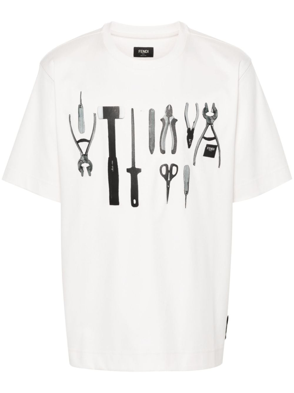 FENDI Fendi Tools T-Shirt - Nude von FENDI