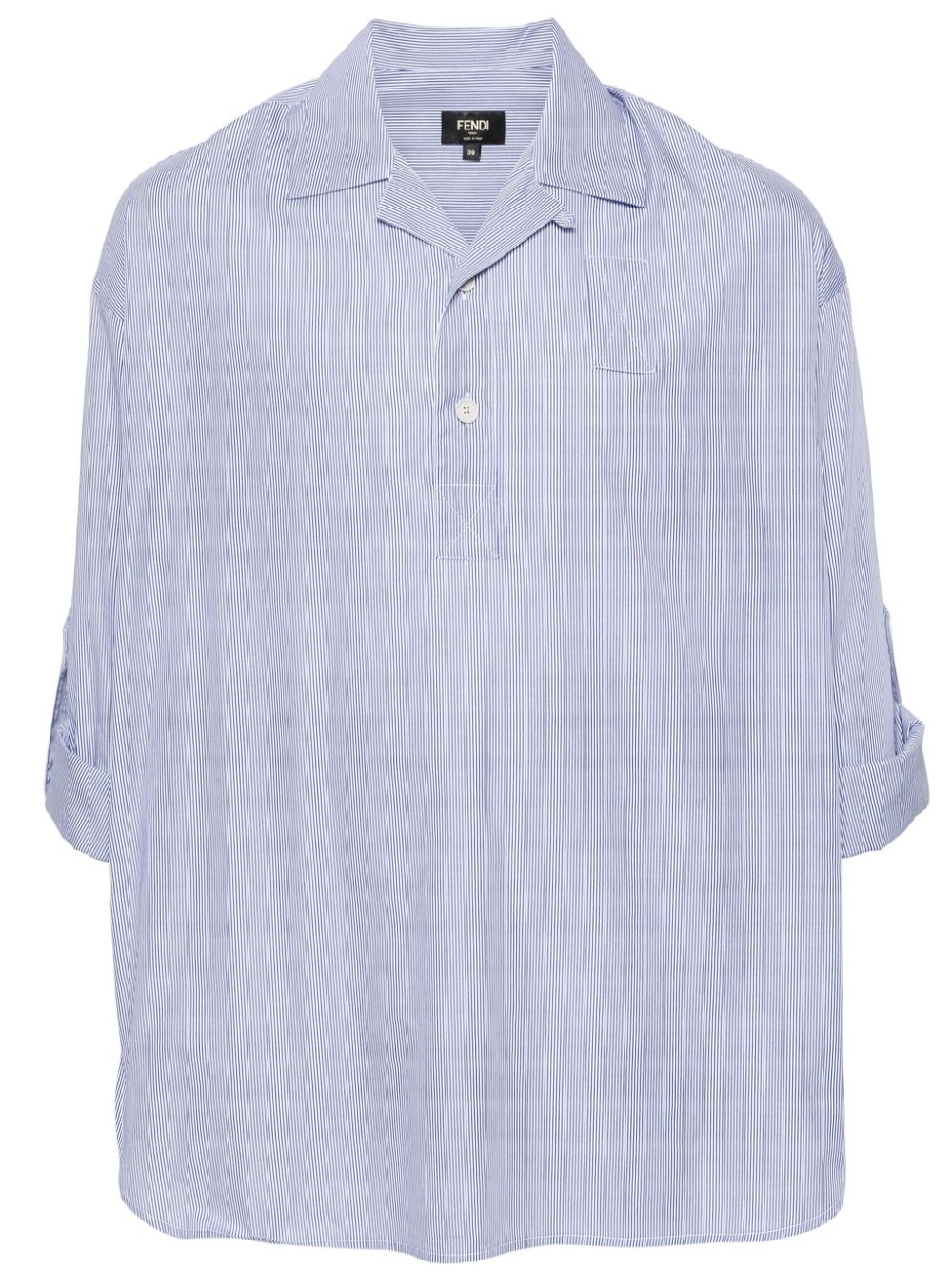 FENDI Gestreiftes Poloshirt - Blau von FENDI