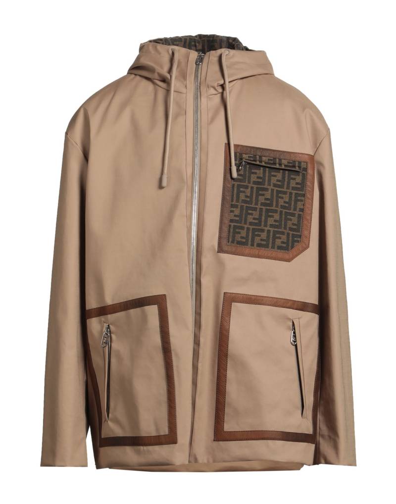 FENDI Jacke & Anorak Herren Hellbraun von FENDI