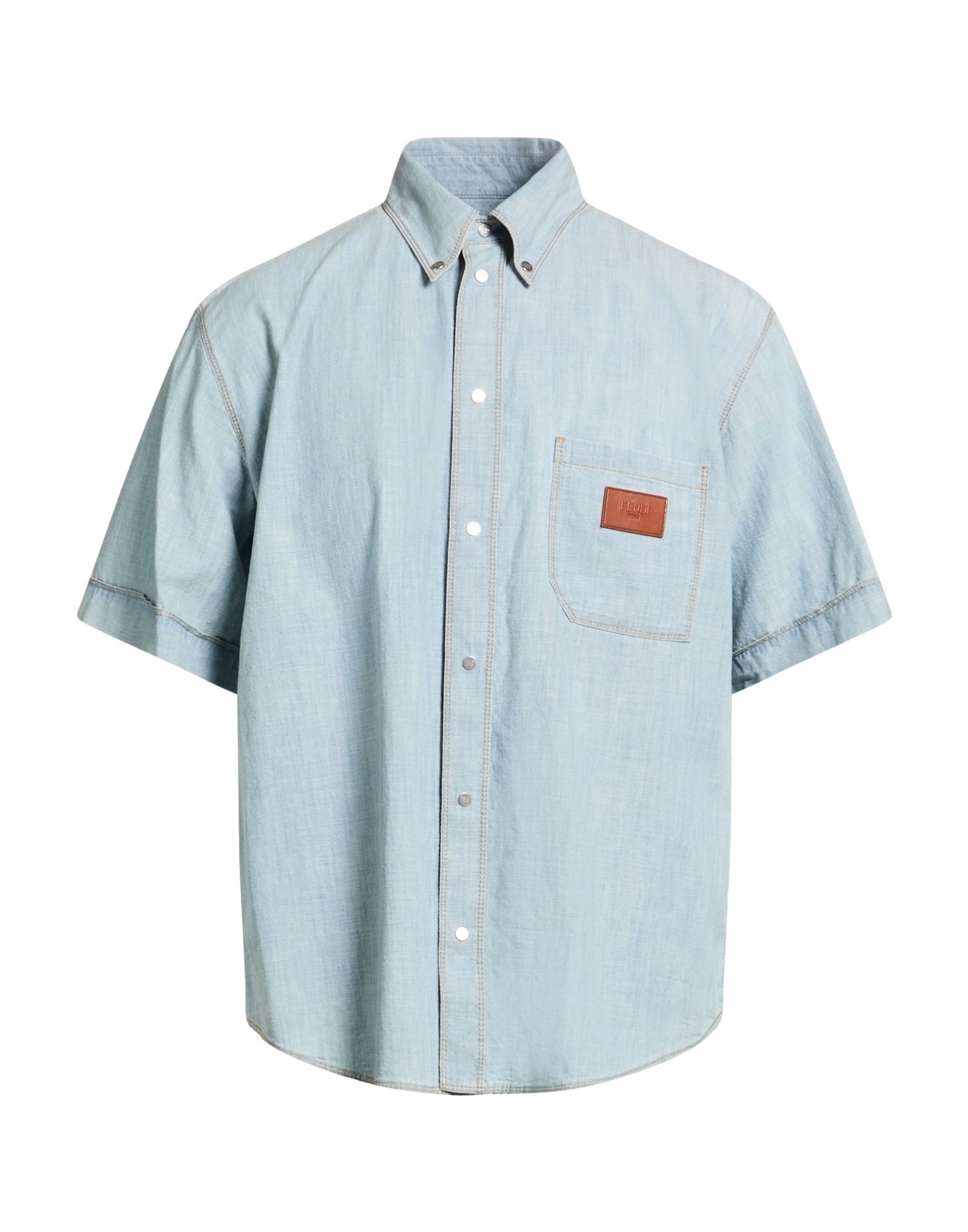 FENDI Jeanshemd Herren Blau von FENDI