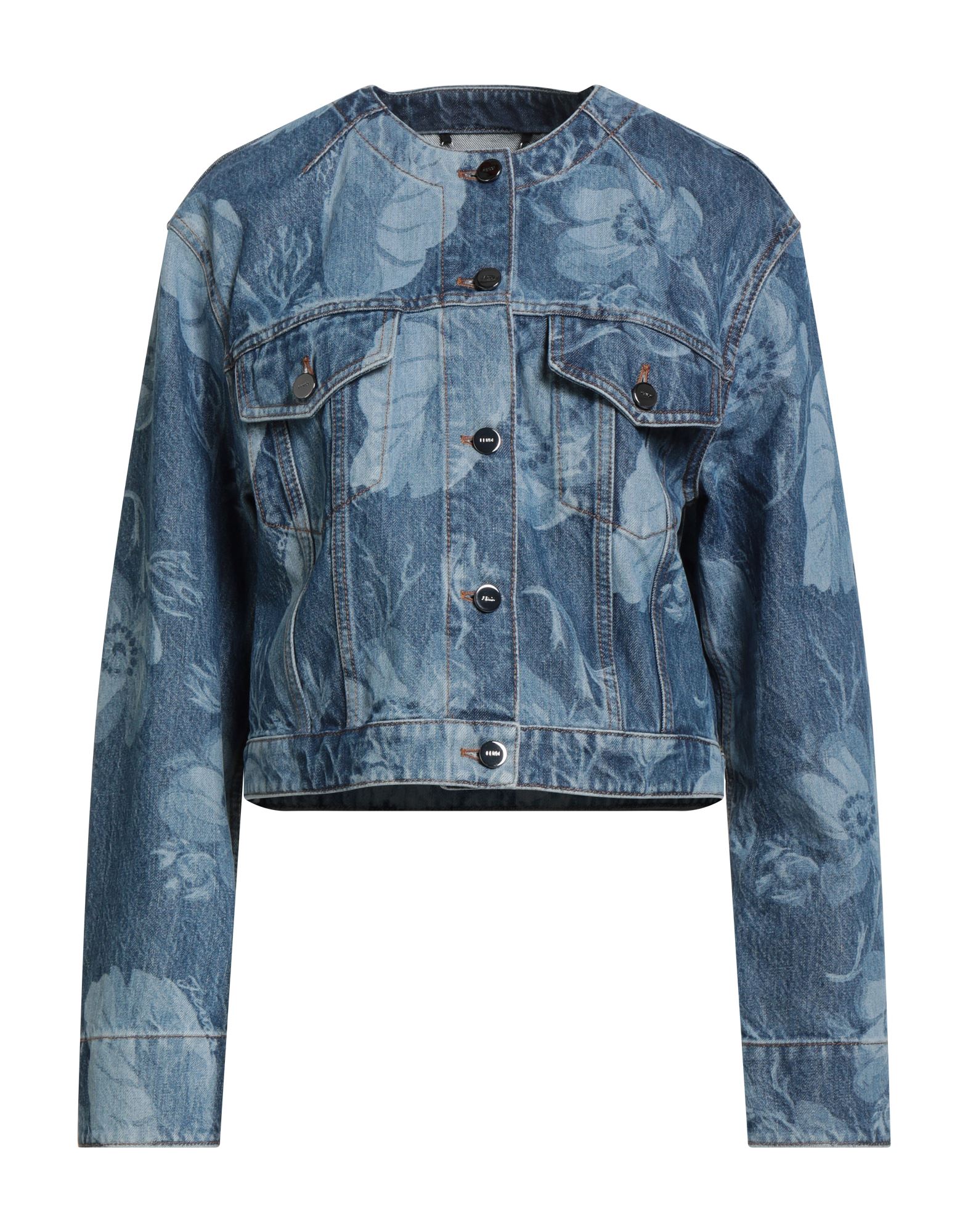 FENDI Jeansjacke/-mantel Damen Blau von FENDI